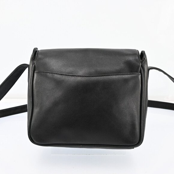 Gucci black leather 1955 Horse-bit cross body with a chrome accent - Picture 10 of 16
